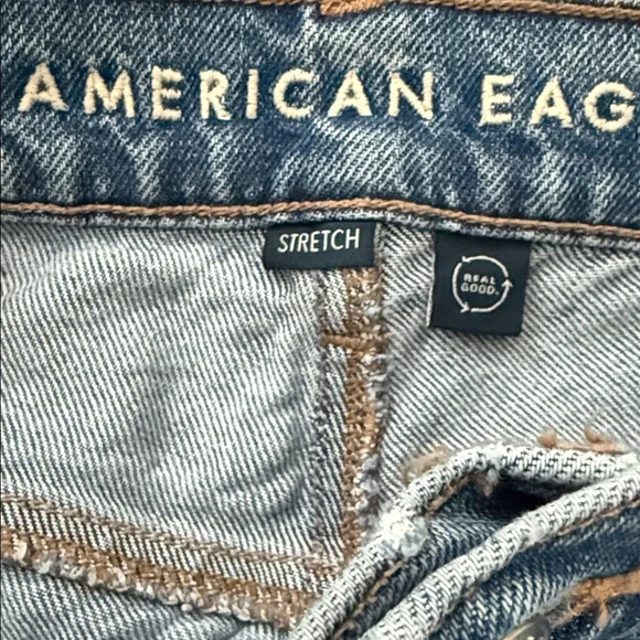 American Eagle super high-rise ankle straight jeans 4L - Picture 6 of 8
